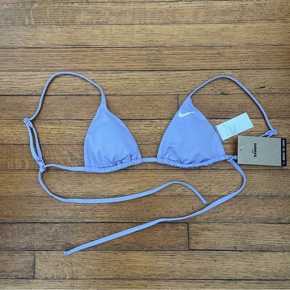 NWT Nike string bikini top lilac size S - Picture 3 of 7